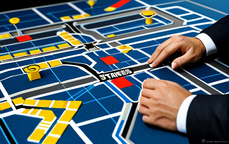 경영학과 관련된 자격증 - Here are three detailed image prompts based on your text: