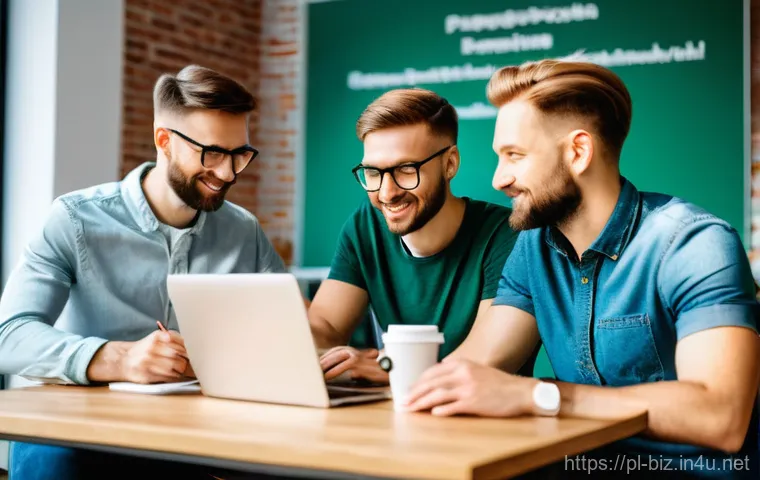 창업 자금 조달 - **Prompt:** A diverse group of three young, dynamic Polish entrepreneurs (one woman, two men, all in...