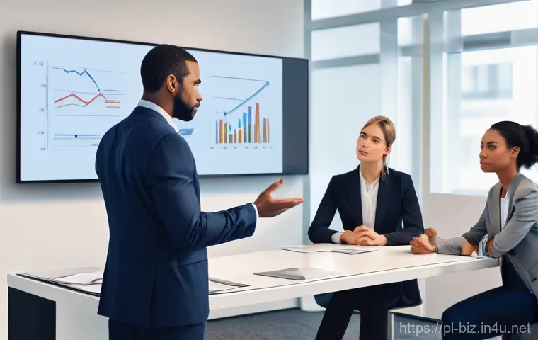 조직 변화 관리 - **Prompt 1: Overcoming Resistance to Change**
    An office setting with a diverse group of employee...