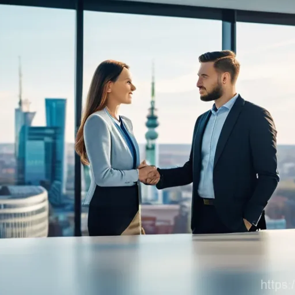 경제학적 평가 방법 - **Prompt:** A diverse group of two professionals, a man and a woman in their early 30s, dressed in m...