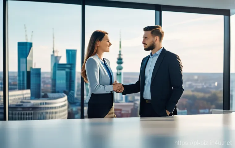 경제학적 평가 방법 - **Prompt:** A diverse group of two professionals, a man and a woman in their early 30s, dressed in m...