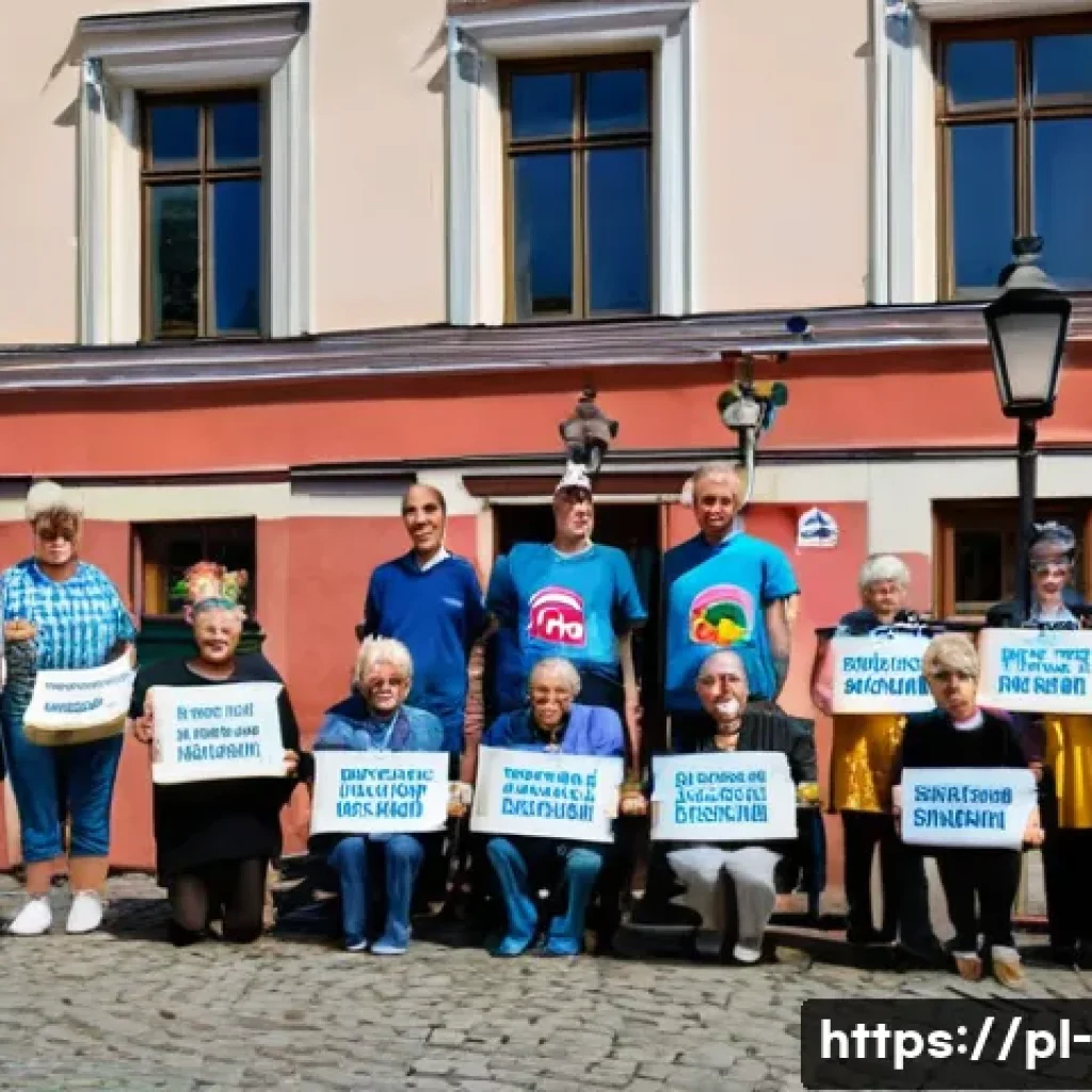 공공 정책과 윤리 - **Prompt 1: Citizen Engagement for Ethical Governance in Poland**
    "A vibrant, medium shot captur...