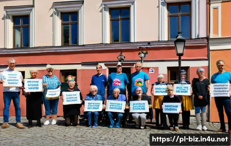 공공 정책과 윤리 - **Prompt 1: Citizen Engagement for Ethical Governance in Poland**
    "A vibrant, medium shot captur...