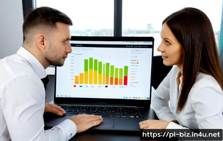 시장 경쟁 분석 - Photorealistic market competition analysis scene in a modern Warsaw office, diverse Polish business ...